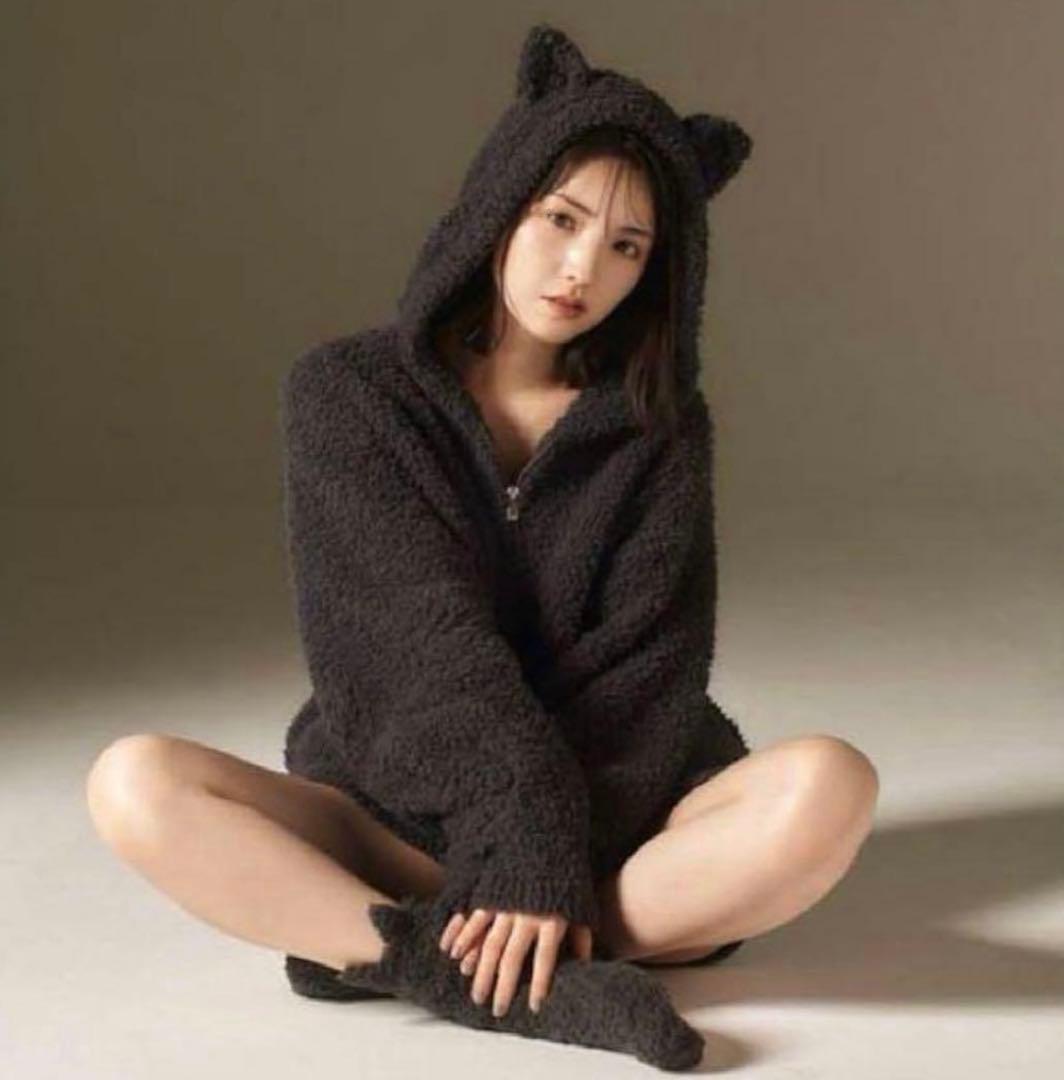 道重さゆみさん着⭐︎ジェラートピケハロウィン限定　黒猫ルームウェア上下セット