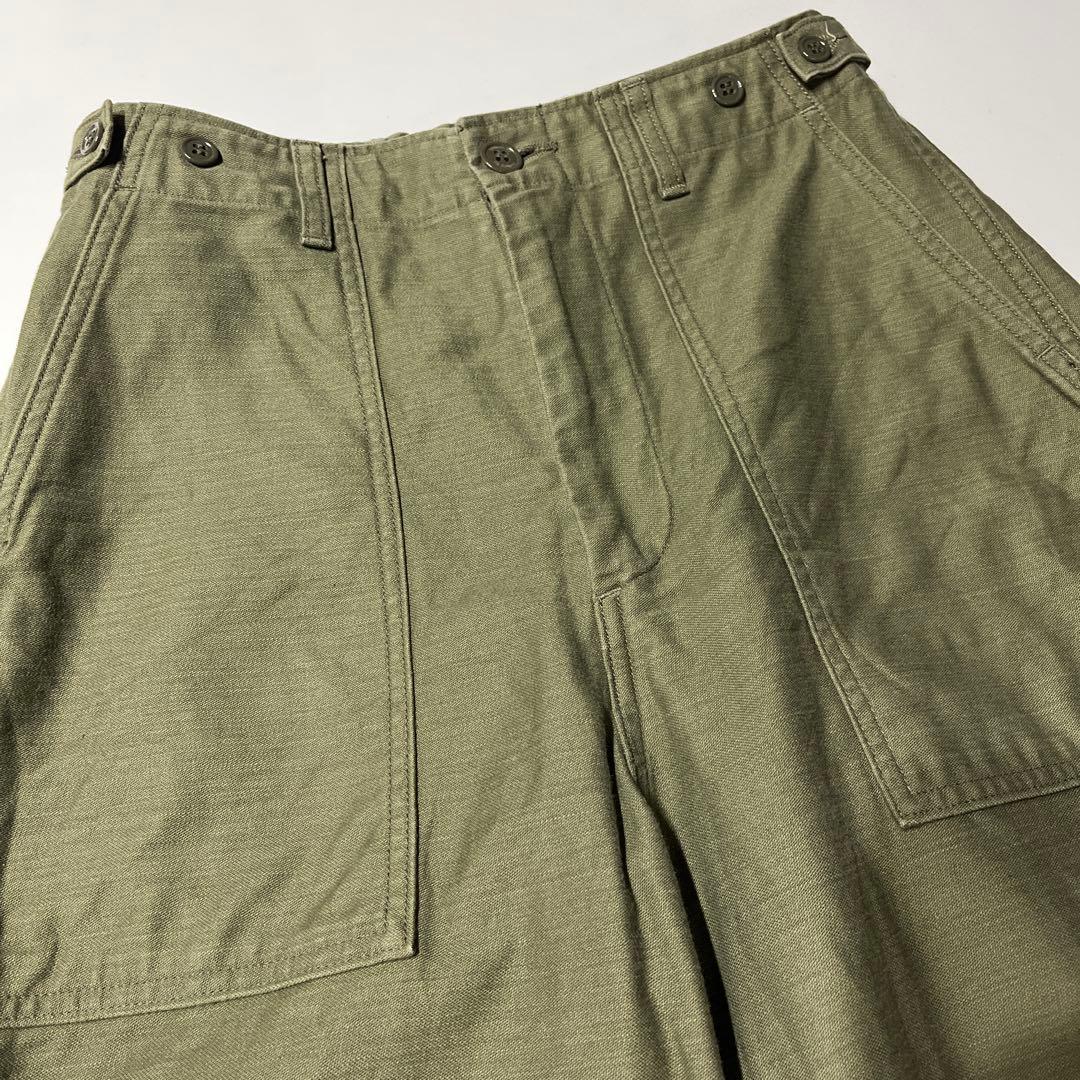 オーディナリーフィッツ ジェームス ファティーグ バックサテンパンツ