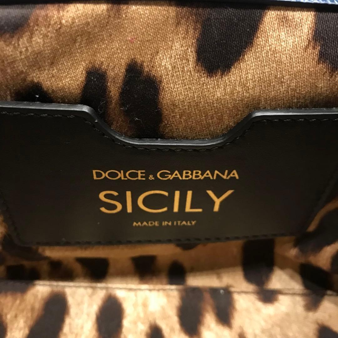 ほぼ未使用 DOLCE&GABBANA ドルガバ シシリー 2WAYバッグ
