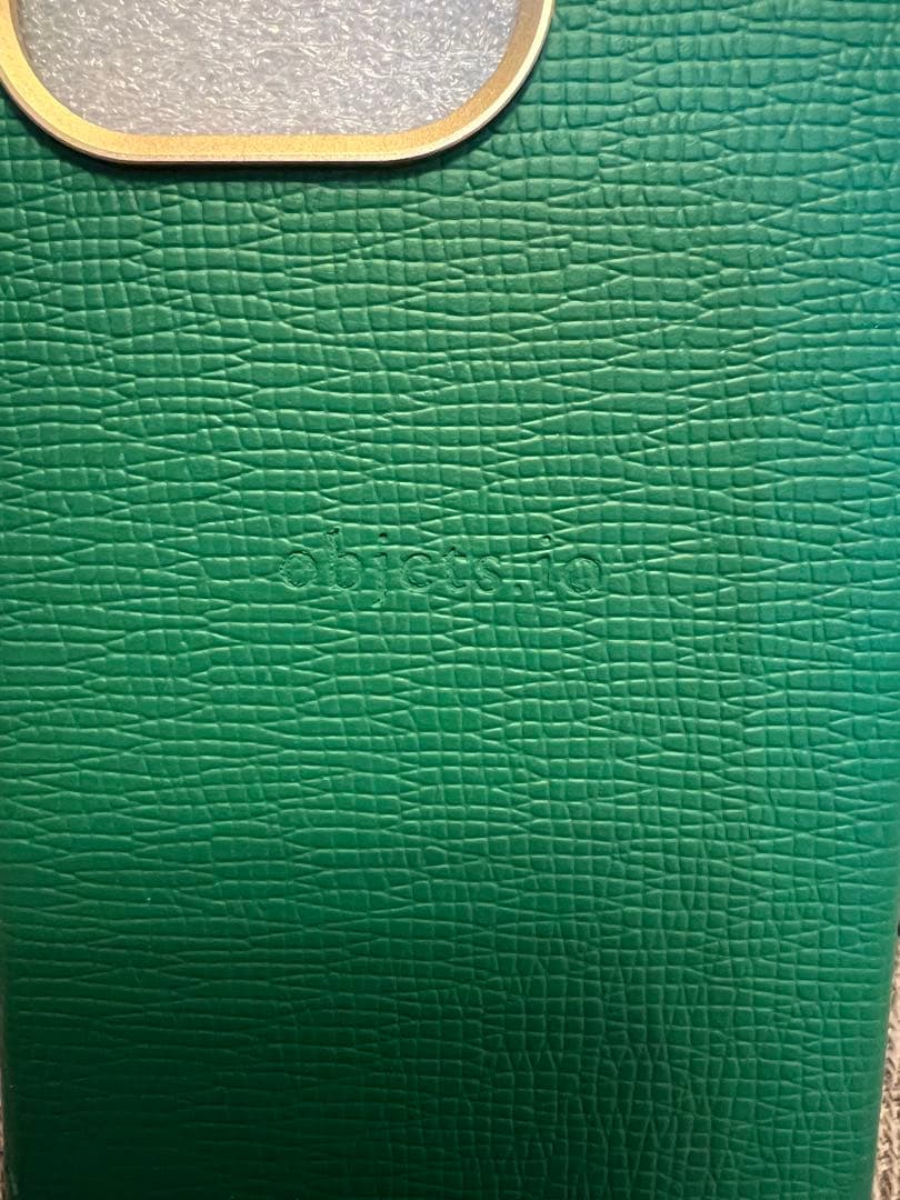 objects.io iPhoneケース&マイクロバッグ セット グリーン - メルカリ