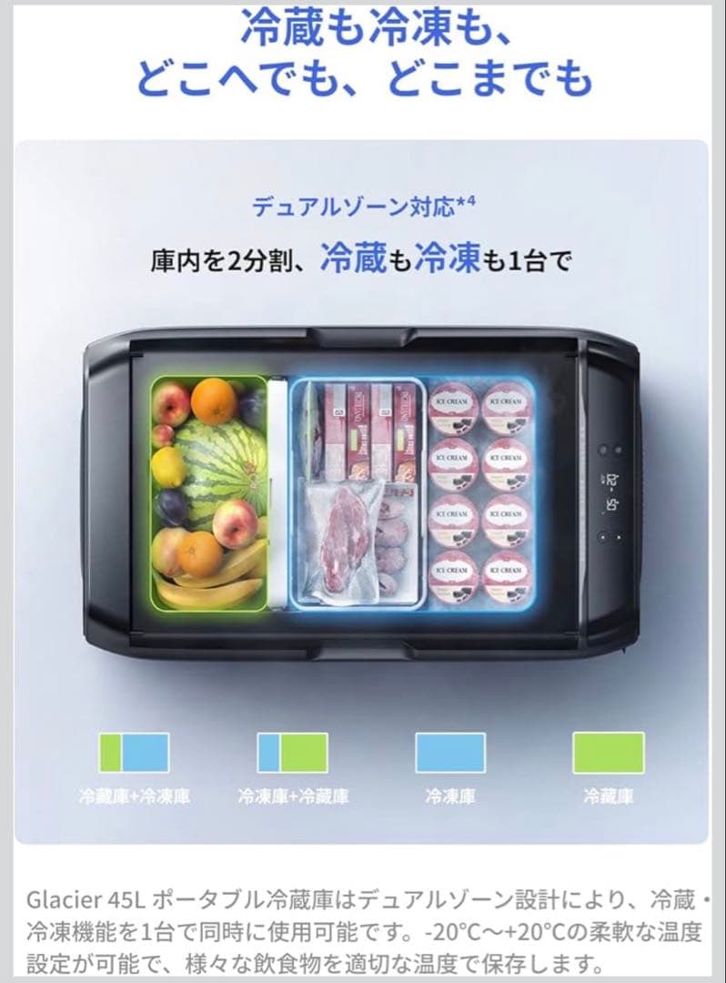 S*I様 [新品・未使用] EcoFlow GLACIER 45L ポータブル冷