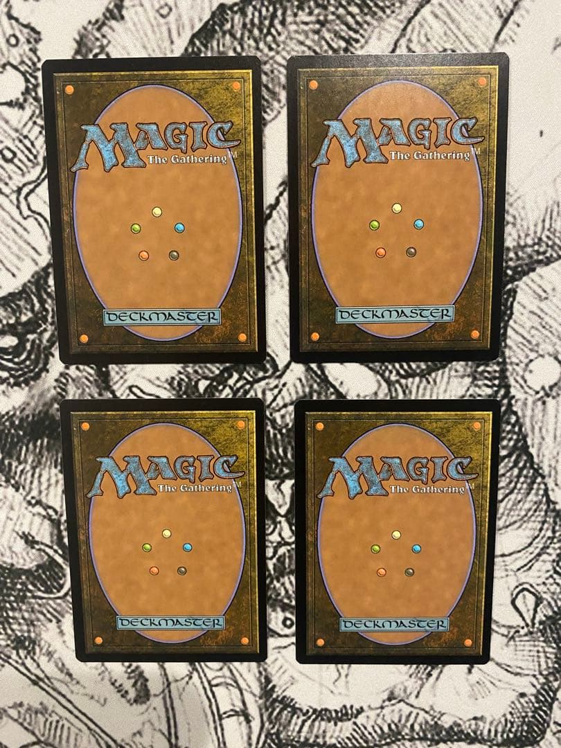 Mtg 悪魔の契約/Demonic Pact 英語版4枚　FOIL