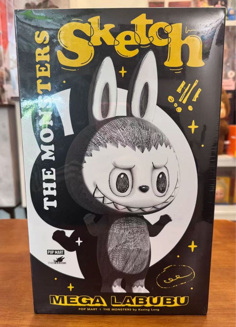 POPMART正規品 MEGA LABUBU 400% sketch 素描ver MEGA LABUBU 400% Sketch - POP MART (Hong Kong, China)