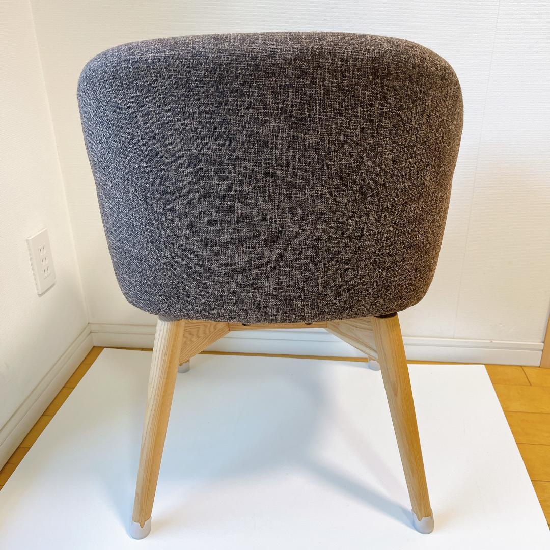 カラメリ 回転式　チェア　グレー