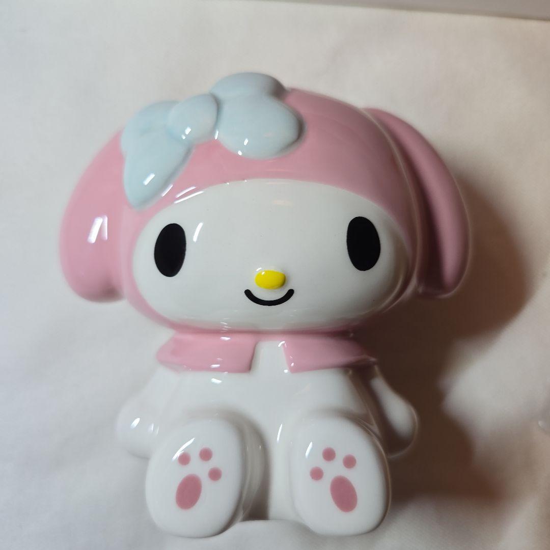 サンリオ マイメロディ 陶器 貯金箱 マイメロ コインバンク - メルカリ