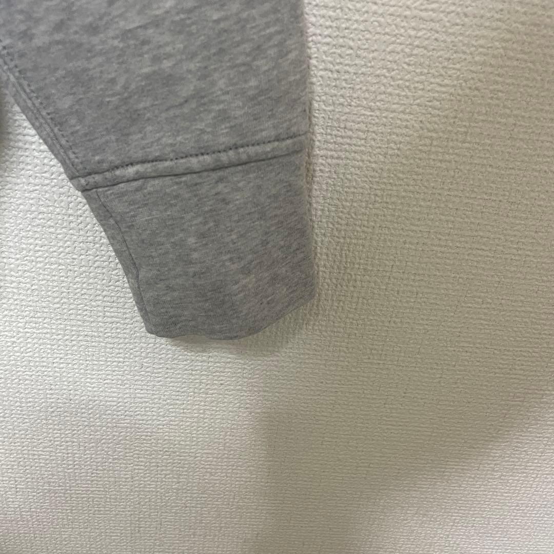 ポロ ラルフローレン ビッグポニー パーカー グレー×オレンジ 袖3 刺繍ロゴ