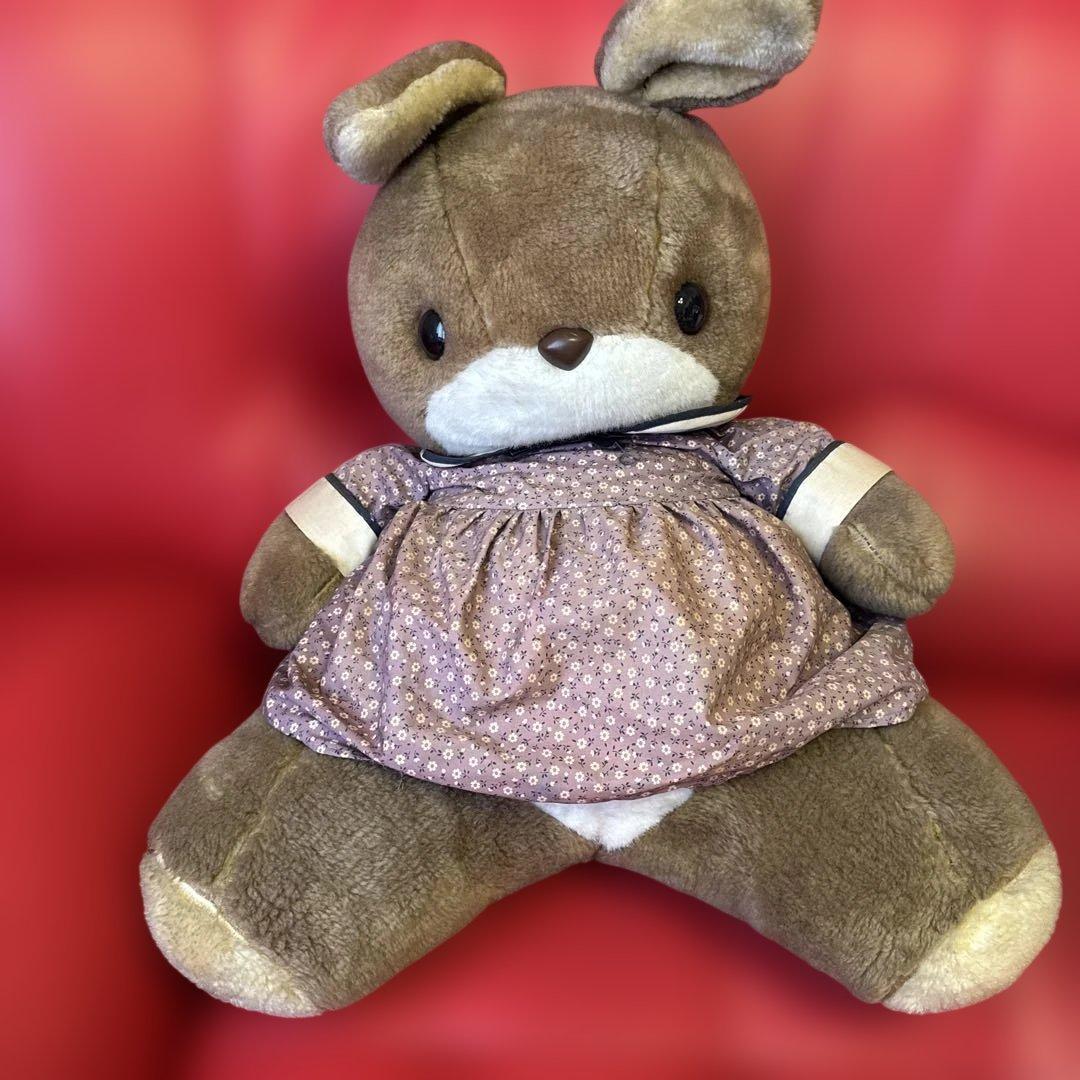 ヴィンテージ♡特大サイズ　うさぎ　ぬいぐるみ