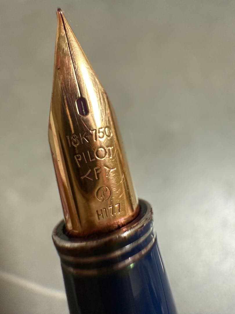 パイロット Pilot レディ 18K 金 万年筆 18K 750 刻印