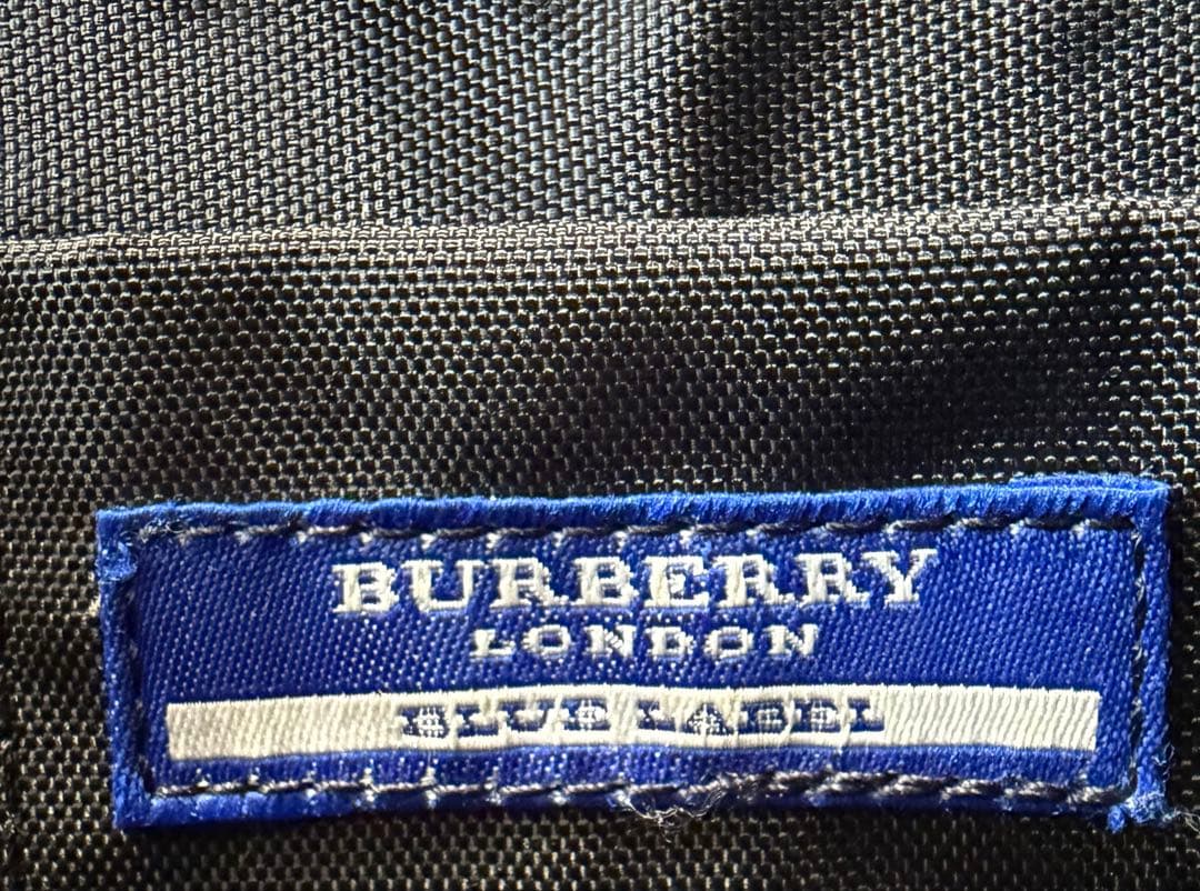BURBERRYバーバリー 真品保証チェック柄キャンバスハンドバッグ
