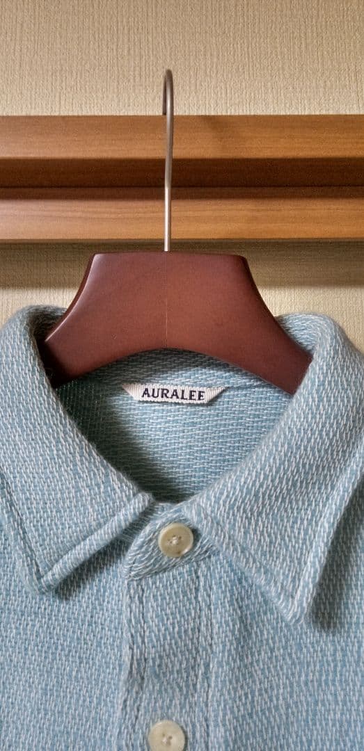 ジャケット・アウター AURALEE SHETLAND WOOL SHIRTS BLOUSON 4