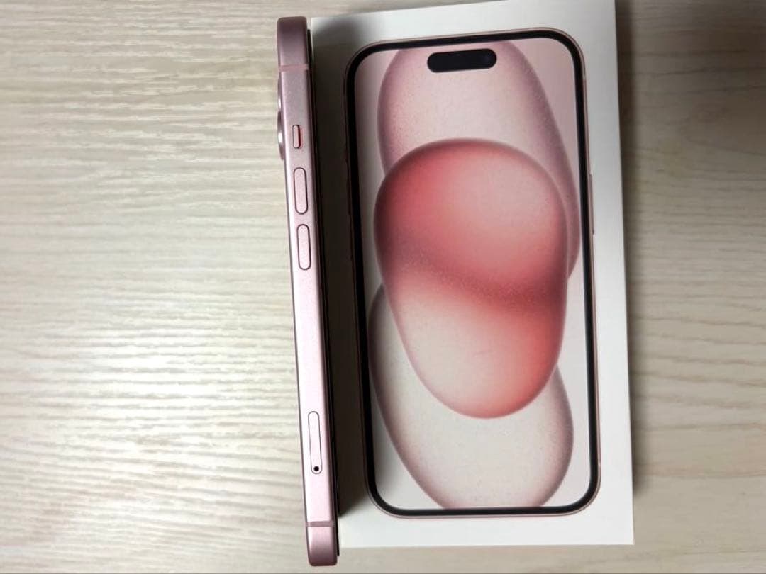 Apple iPhone 15 ピンク 本体と箱