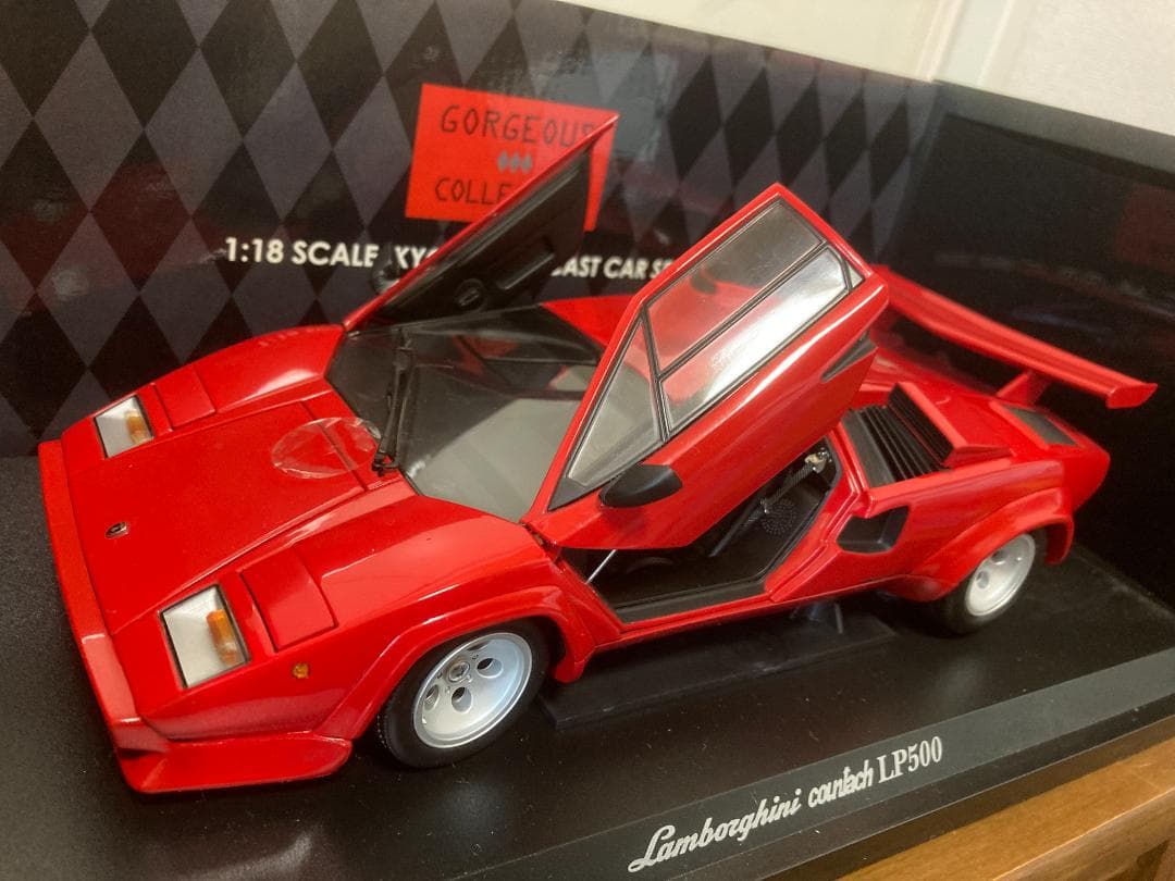 1/18 京商 ランボルギーニ カウンタック LP500 赤 1:18 良品