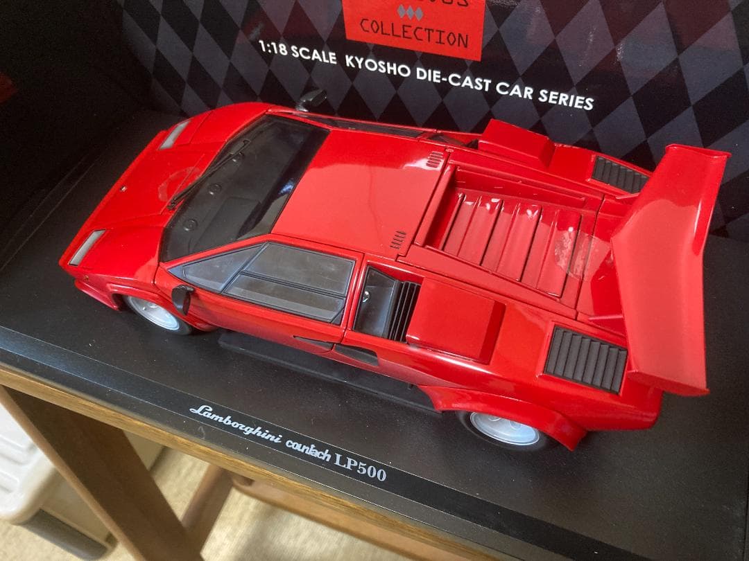 1/18 京商 ランボルギーニ カウンタック LP500 赤 1:18 良品