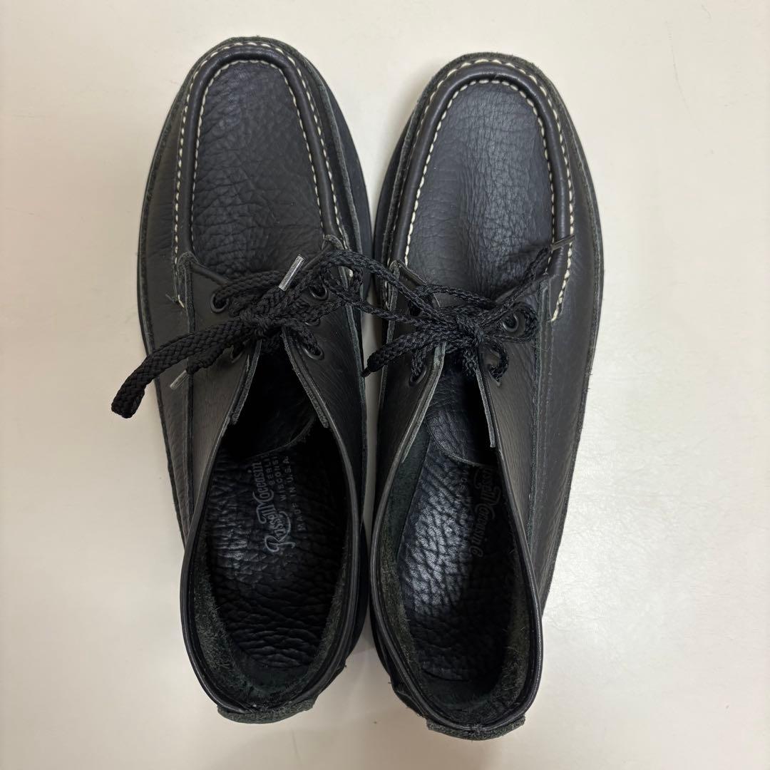 Russell Moccasin Co. ブラックモカシン 8 1/2E