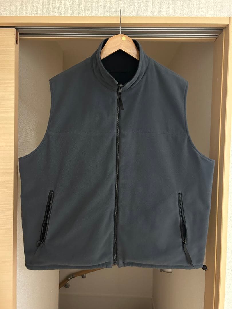 PWA WIND-STOP RV VEST BLACK×GREY