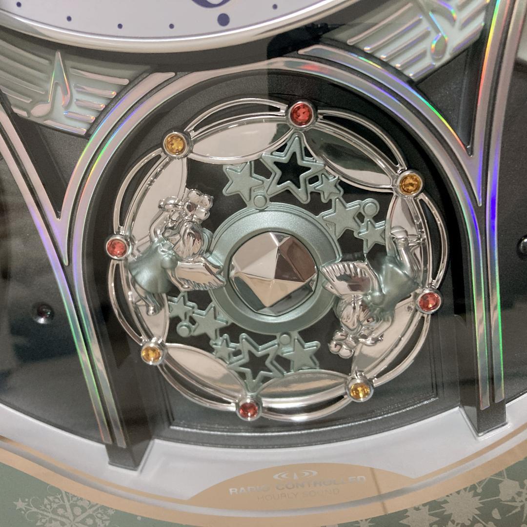 美品 リズム時計工業 Small World からくり時計 4MN537RH04