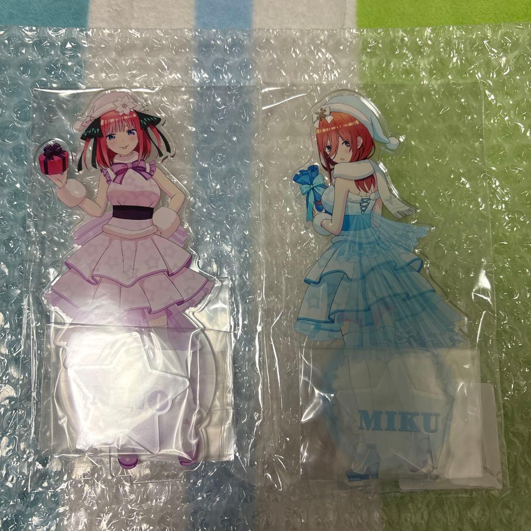 五等分の花嫁 アクリルスタンド collaborationcafe 二乃 三玖 - メルカリ