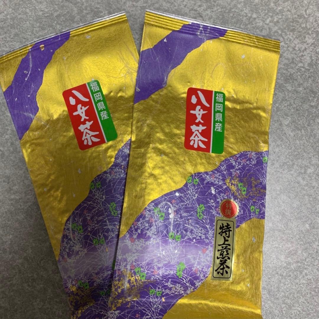 八女茶，緑茶(特上煎茶)750円2袋 - メルカリ