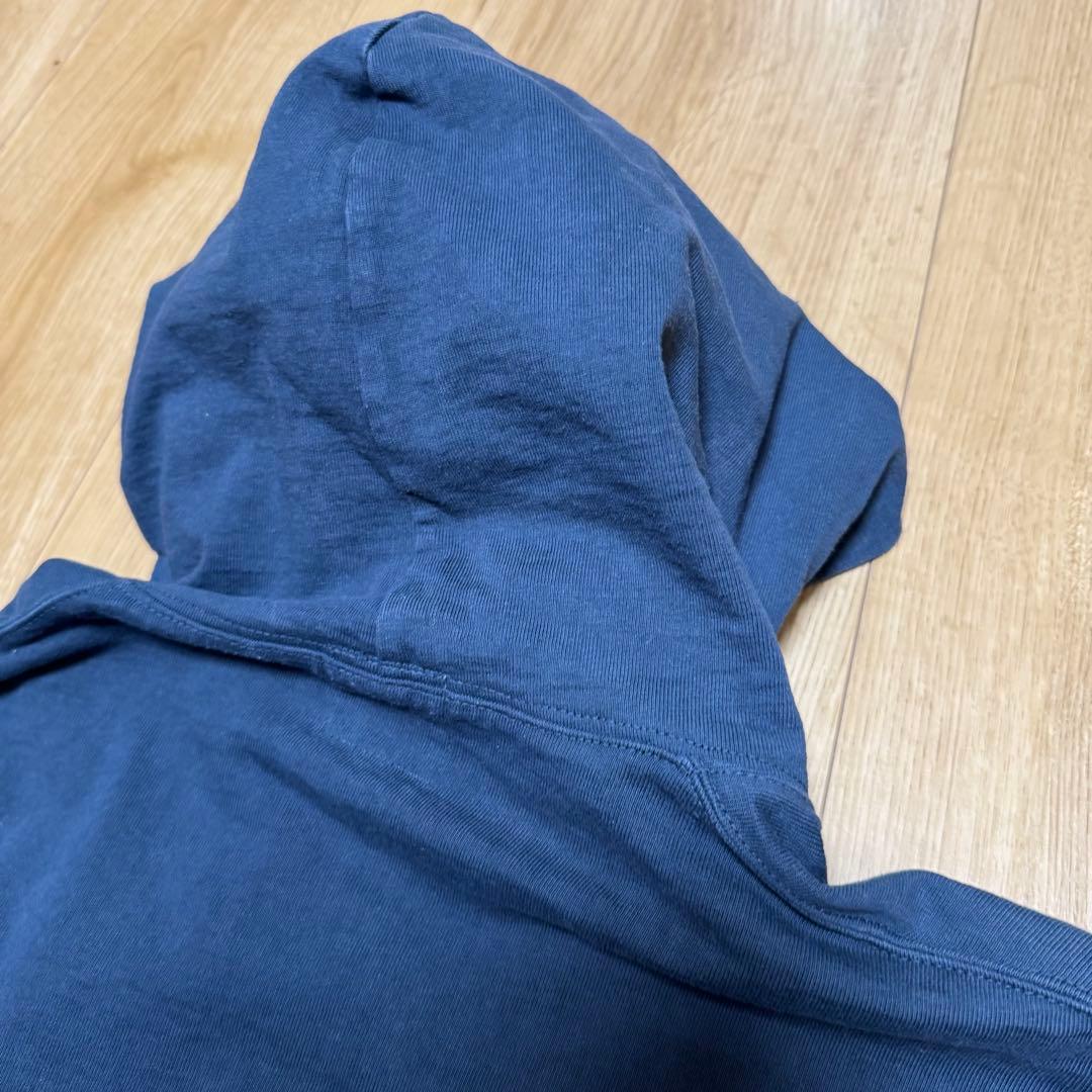 jackman ジャックマン ドツメ プルオーバー パーカー L ネイビーブルー
