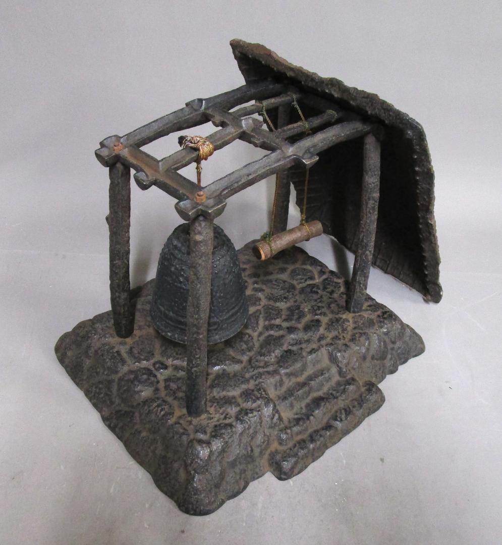 鐘楼／鐘撞堂　中型置き物