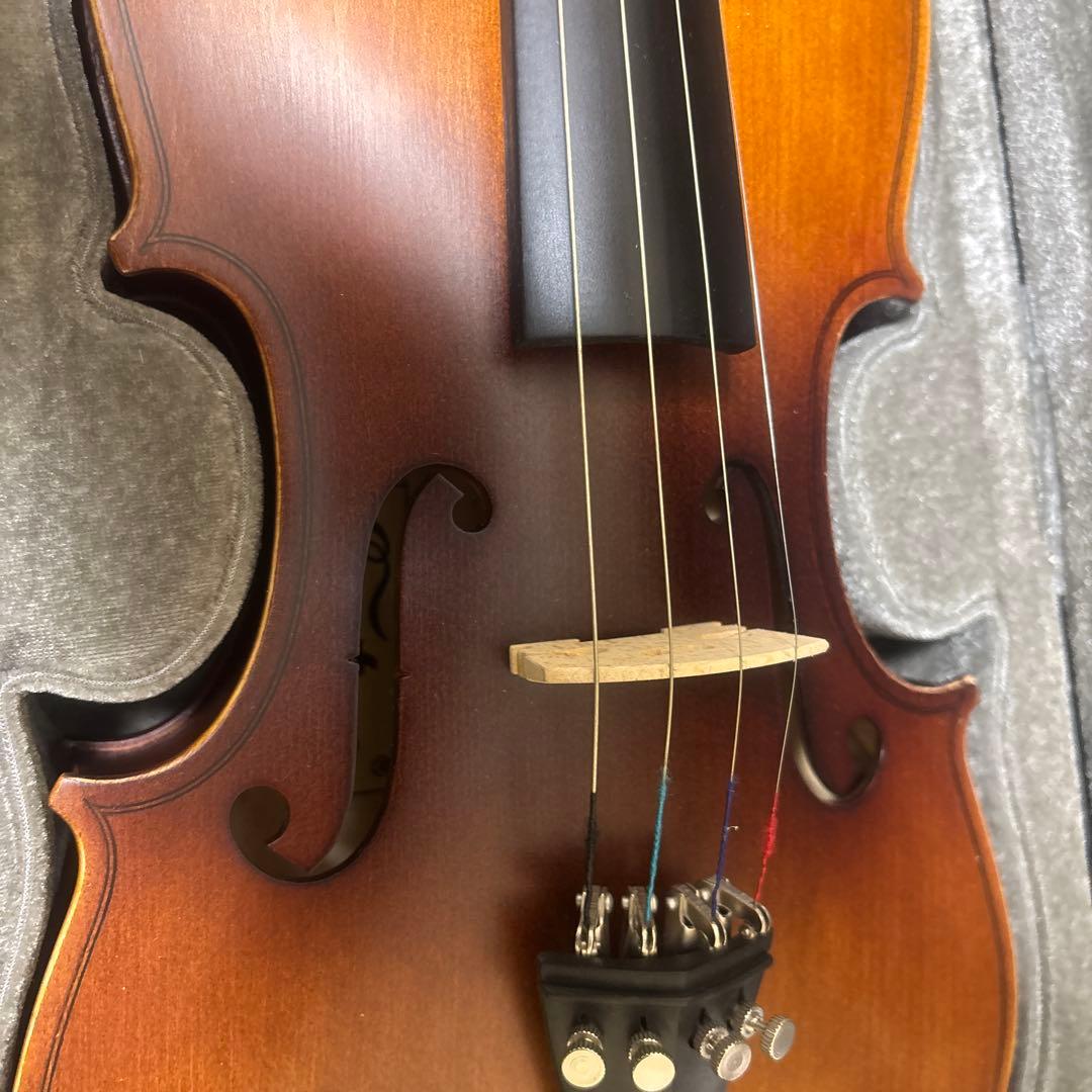 バイオリン ブラウン 4弦 ケース付き
