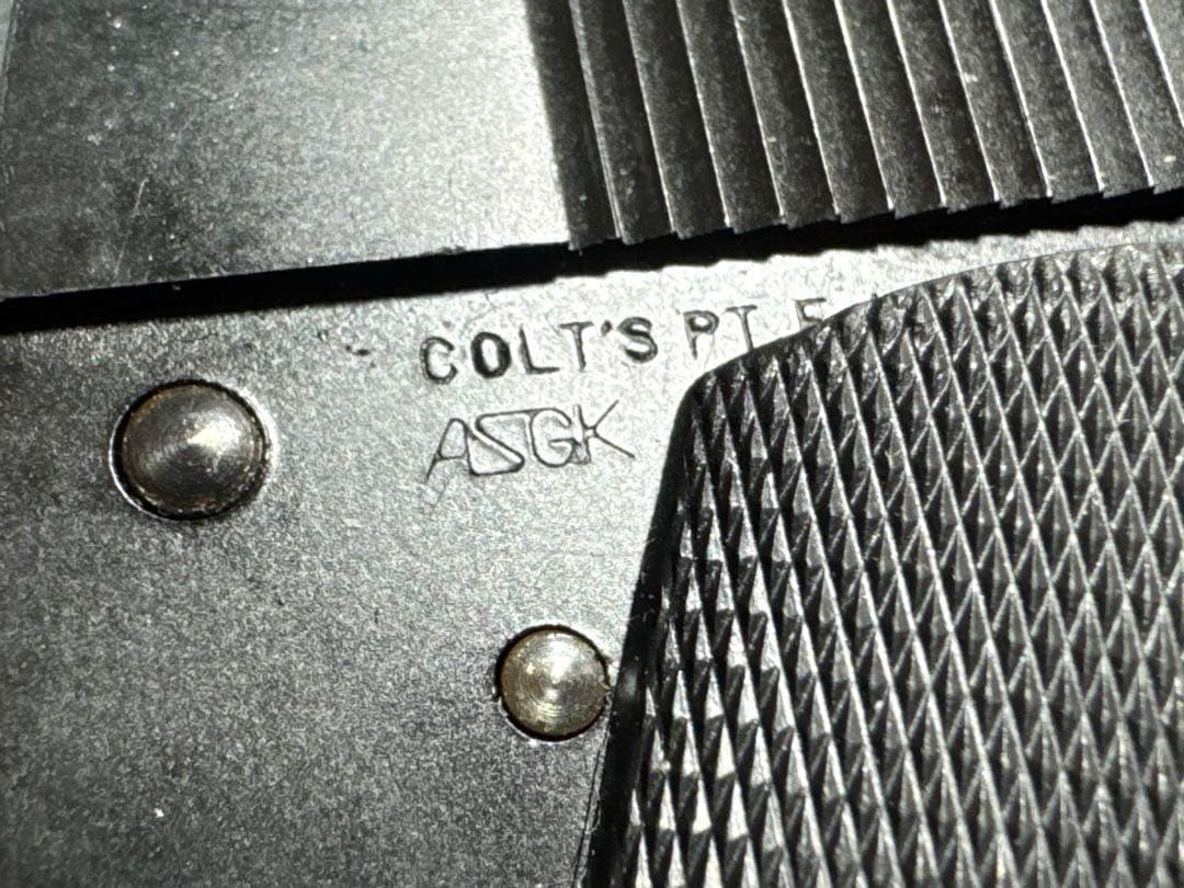 WA/ウエスタンアームズ製　M1991A1 コンパクト　パックマイヤーグリップ