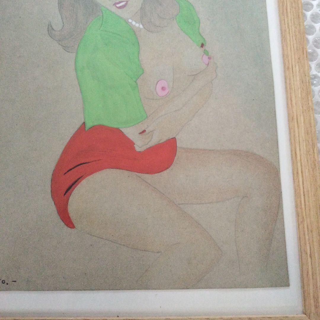 美人画・色鉛筆＆水彩絵の具