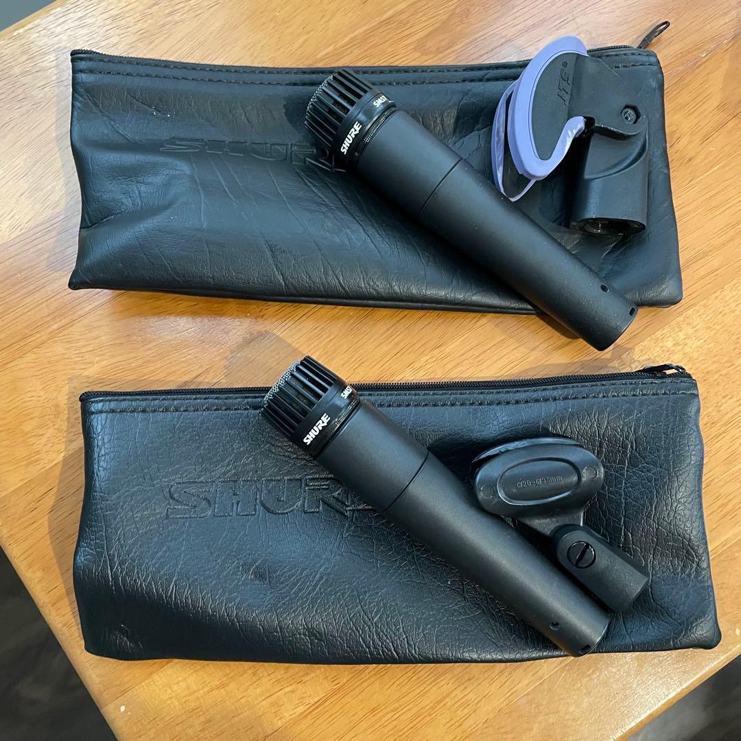 【SHURE】SM57ダイナミックマイク 2本セット