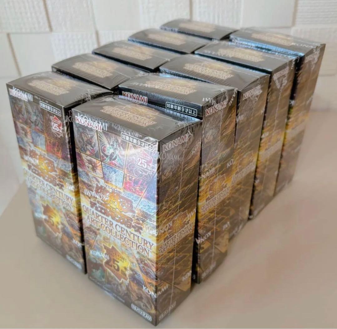 遊戯王　クォーターセンチュリーアートコレクション　シュリンク付き　未開封　10箱