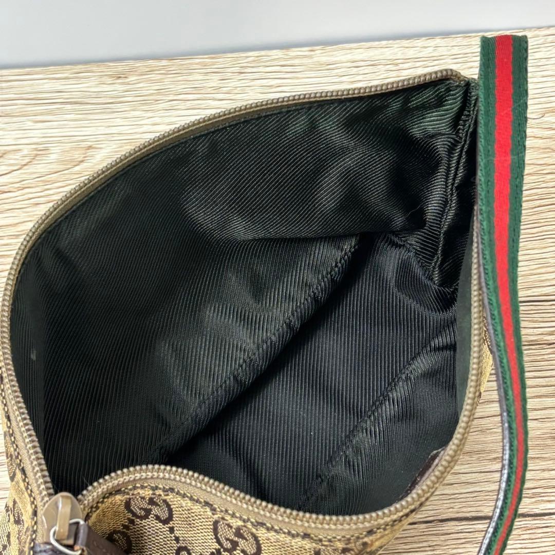 GUCCI グッチ シェリー ライン アクセサリーポーチ キャンバス GG