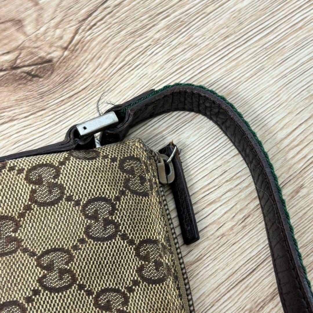 GUCCI グッチ シェリー ライン アクセサリーポーチ キャンバス GG