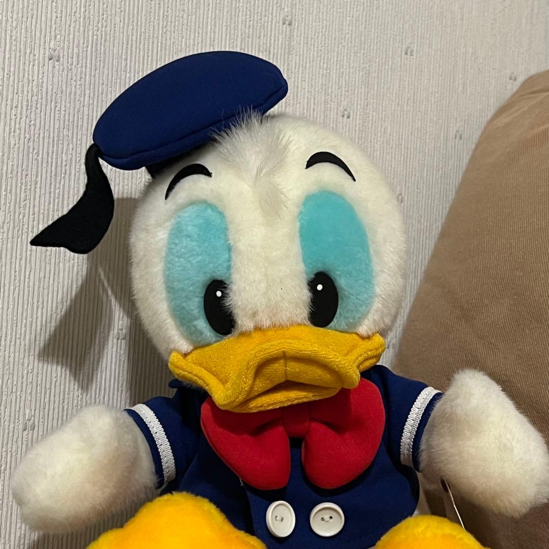 ディズニーランド　ドナルドダック　ぬいぐるみ　ヴィンテージ