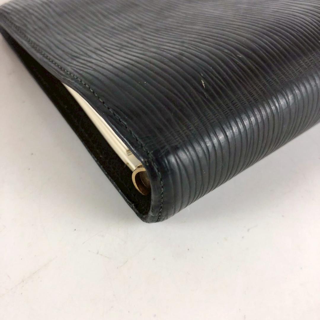 LOUIS VUITTON ルイヴィトン エピ アジェンダPM ブラック