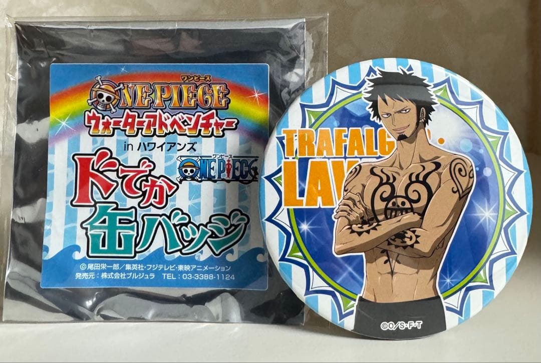 ワンピース　ハワイアンズ　缶バッジ　ロー
