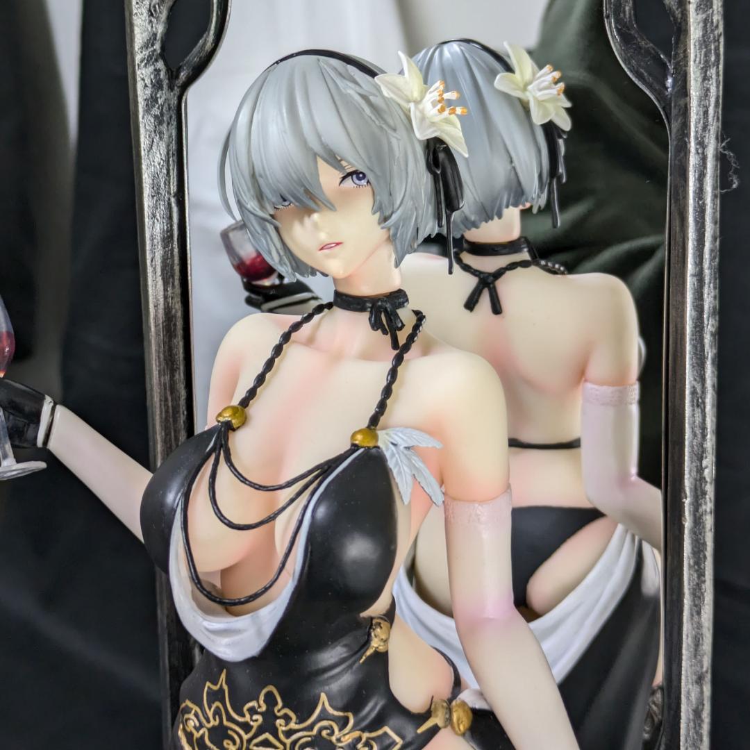 ニーアオートマタ 2B ドレス 姿見 頭部2種 完成品フィギュア ミラー