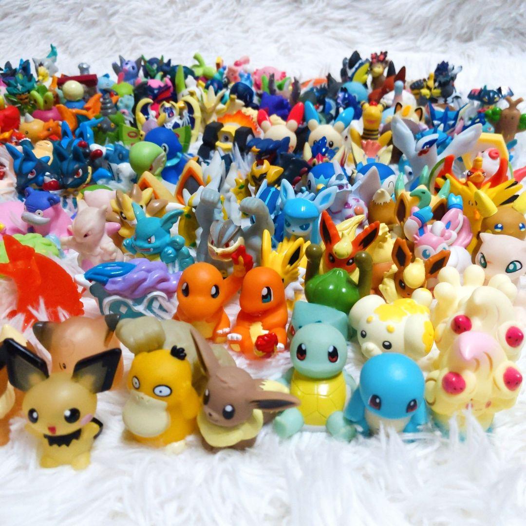 初期ポケモンキッズ まとめ売り ポケモン ソフビ クリア 当時物 217体