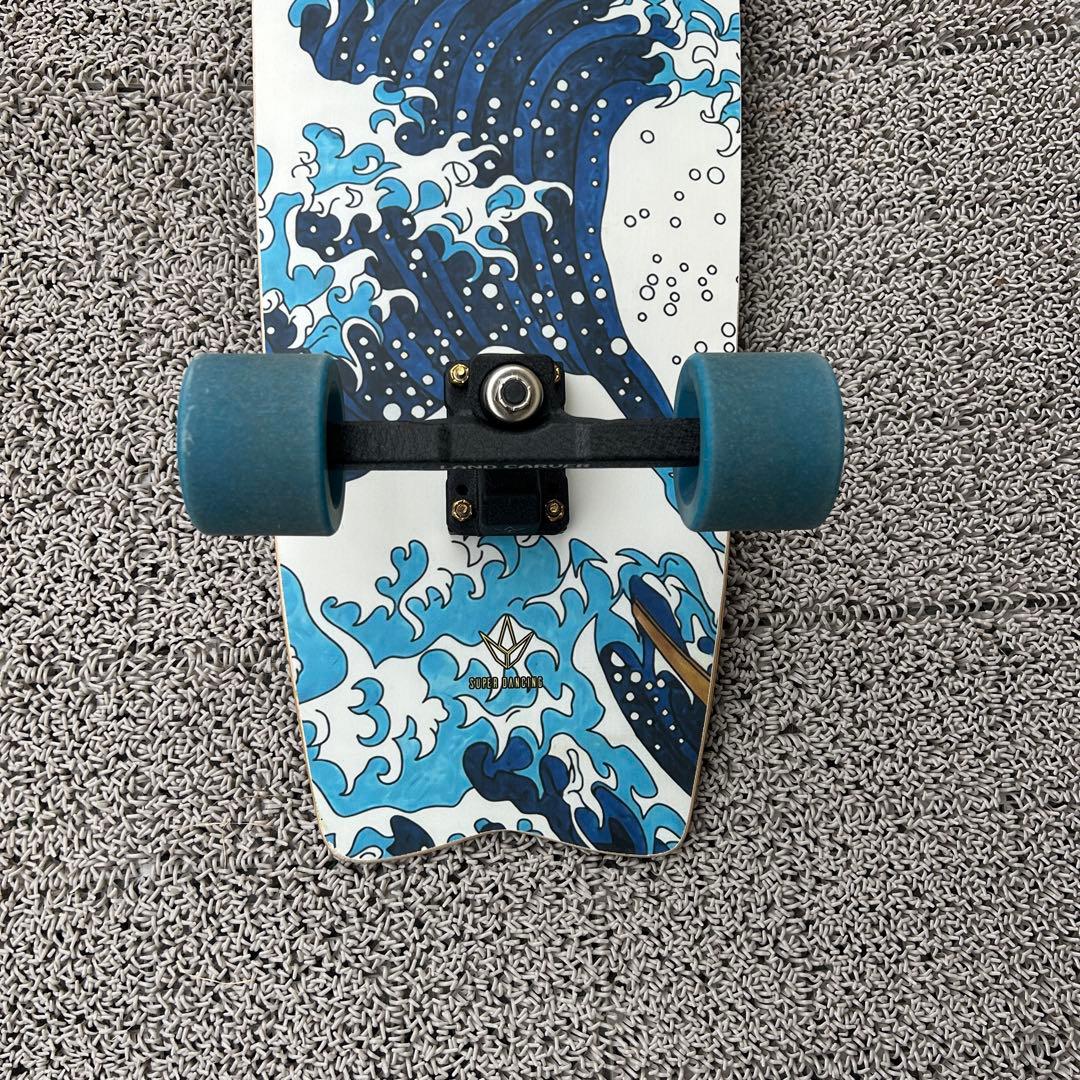 サーフスケート クルーザー LAND CARVER CX4スケボー 極上品