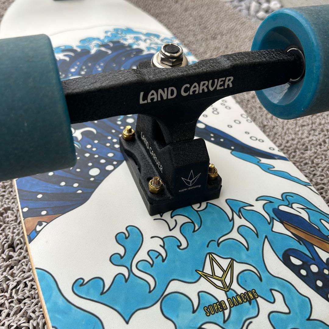 サーフスケート クルーザー LAND CARVER CX4スケボー 極上品