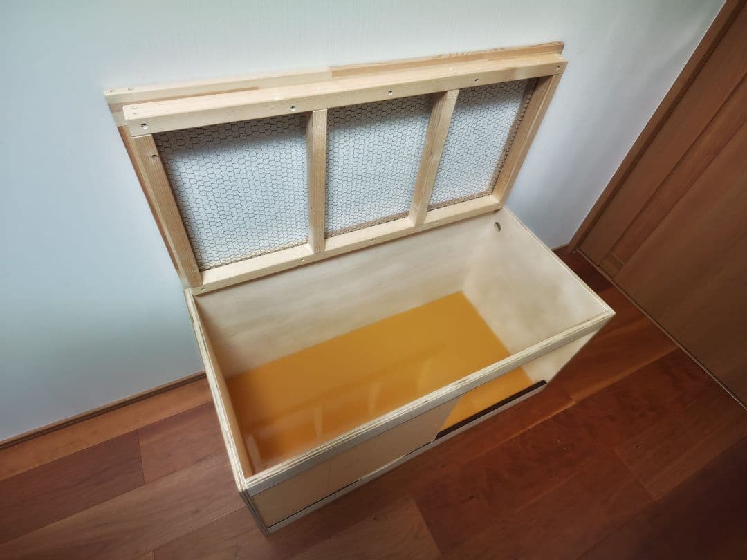 木製ケージ メッシュ蓋付き