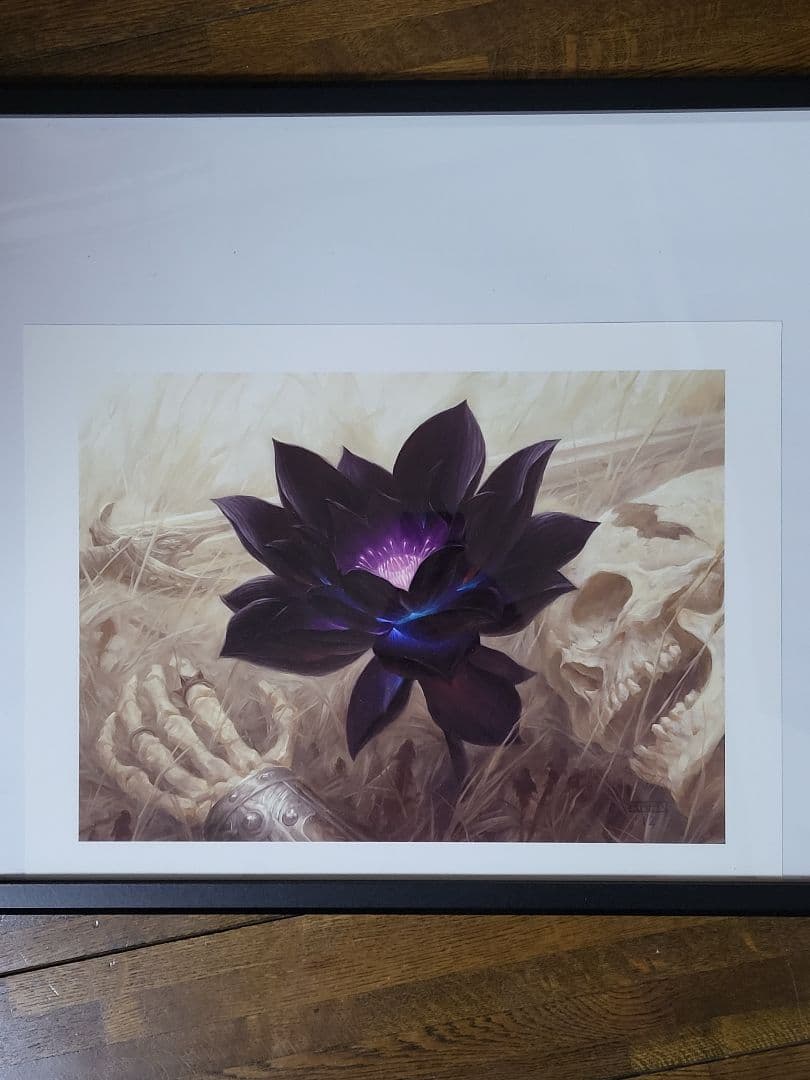 MTG ブラックロータス アートプリント black lotus - メルカリ