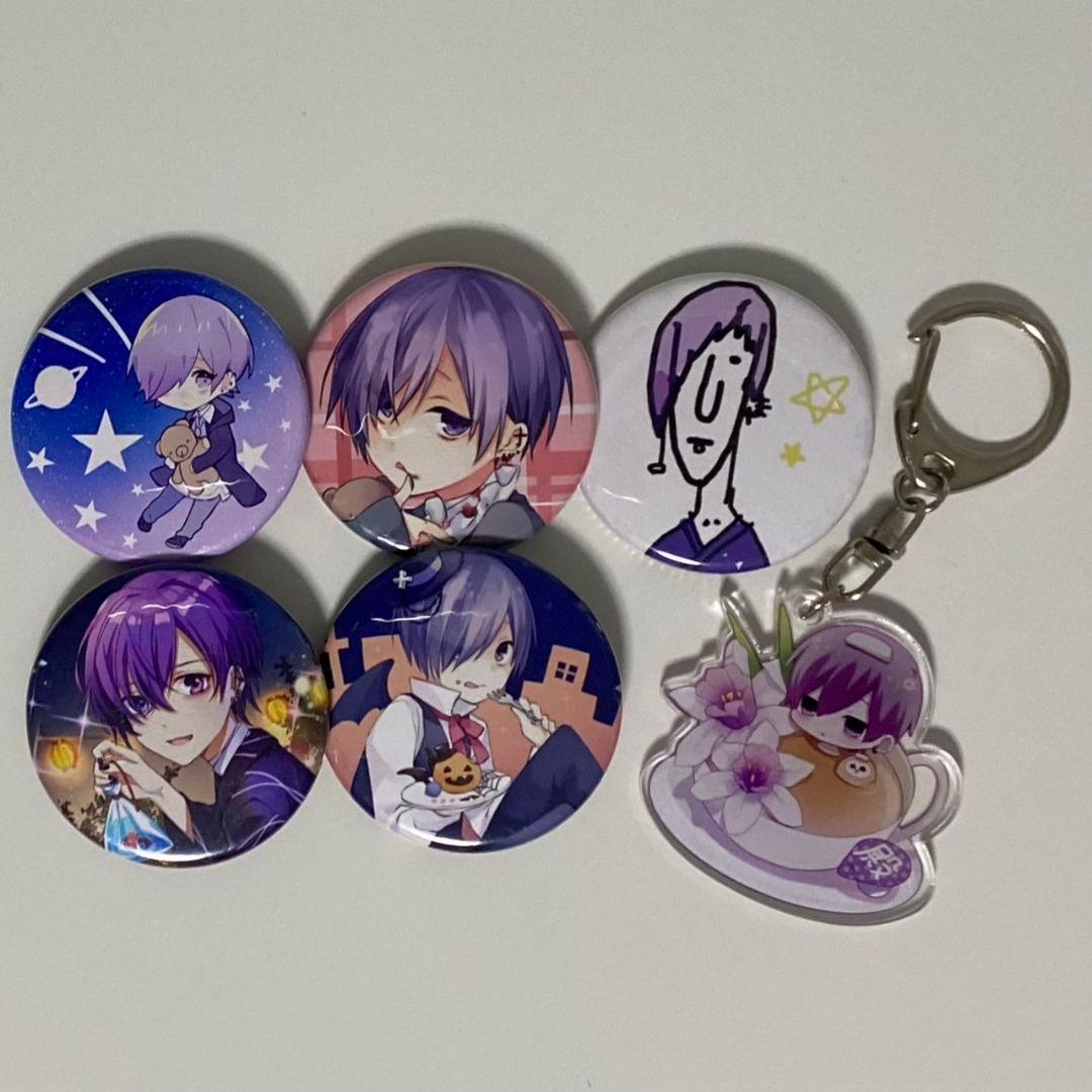 ゆきむら。缶バッジ、アクキー