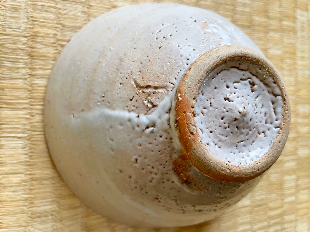 十三代坂田泥華晩年最上作萩焼小井戸茶碗