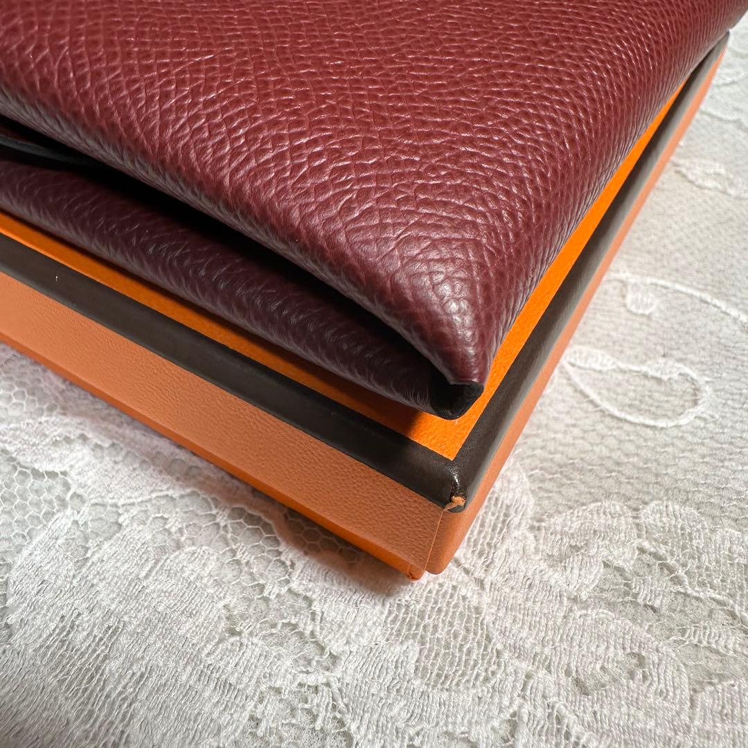 ❣️近年W刻印❣️エルメス　ガルヴィデゥオ　エプソン　ダークブラウン