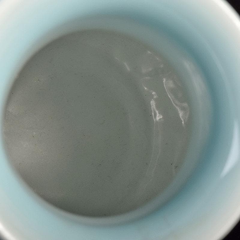 中国 大清乾隆年製 汝窯 天青釉 雙耳瓶 C 7888E - メルカリ