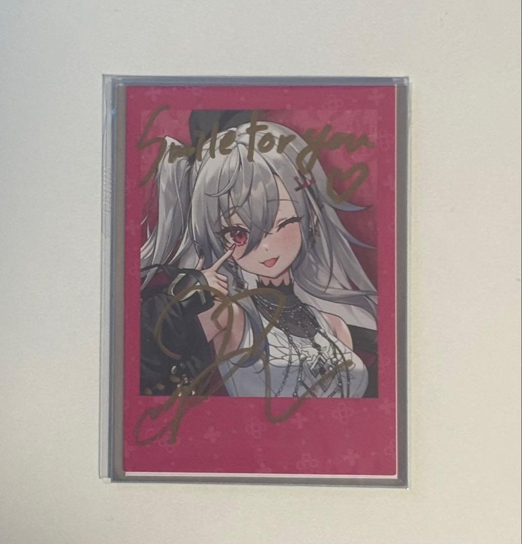 響咲リオナ 誕生日記念2025 直筆サイン入りチェキ風ブロマイドカード