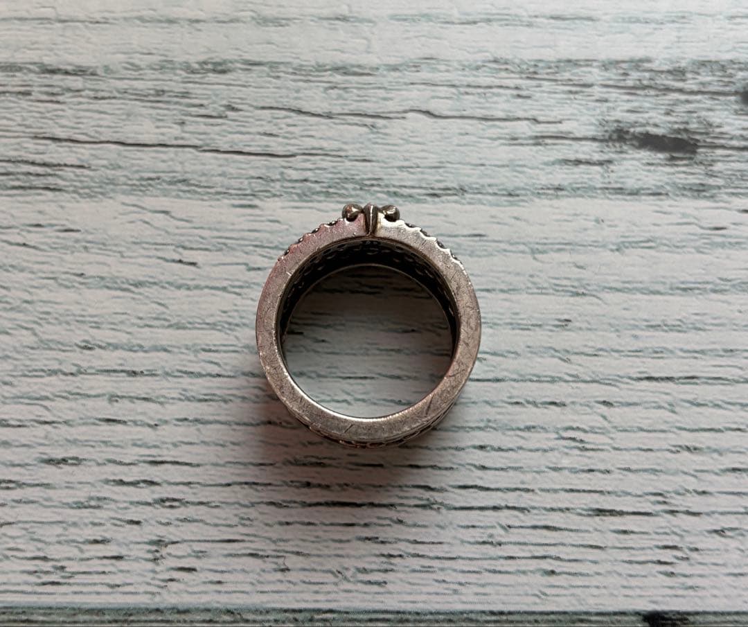 ジャスティンデイビス  リング ジルコニア クロス　シルバー925