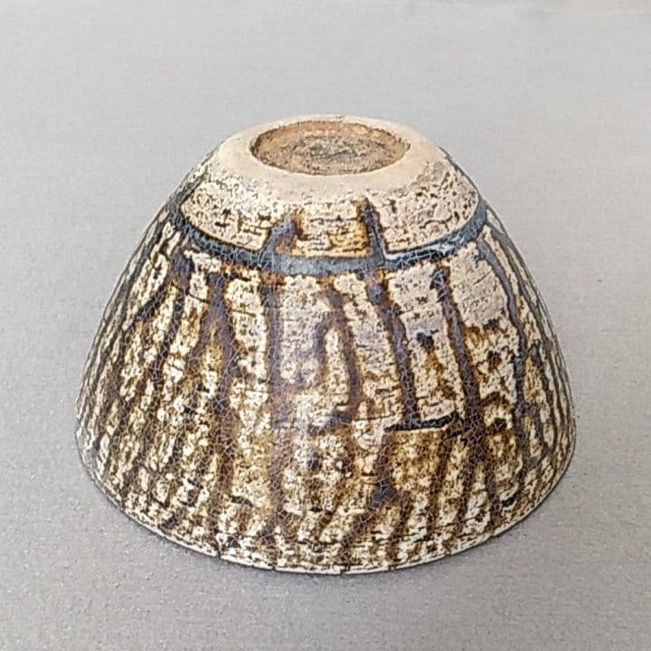 褐釉茶碗　茶褐釉茶碗　抹茶茶碗　唐津茶碗　古唐津茶碗　茶道具　安南　南京