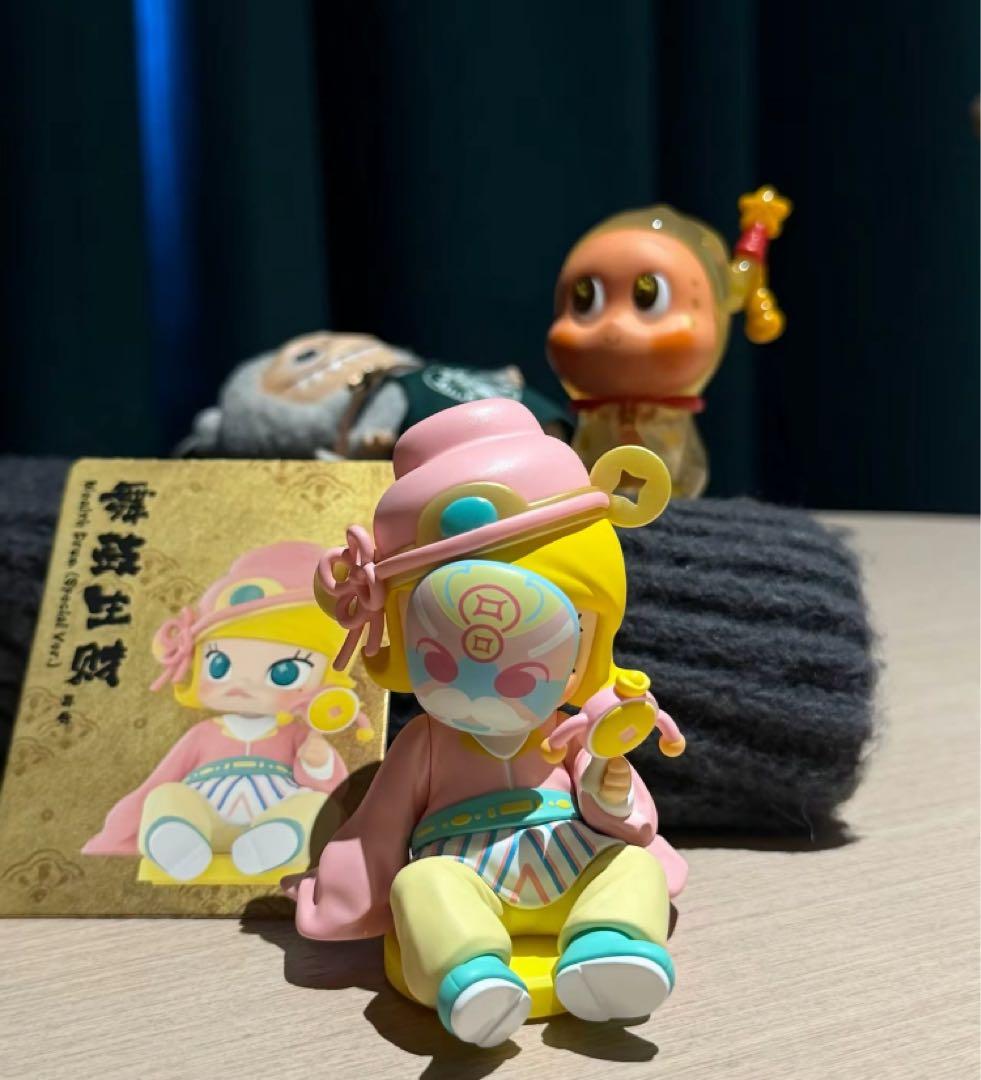 POP MART 点金奔騰シリーズ 大隠し 異色 舞鼓生財