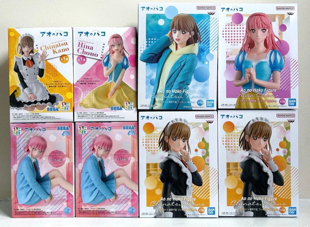 『アオのハコ』フィギュア12個まとめ売り鹿野千夏 蝶野雛文化祭 制服 ちょこのせ