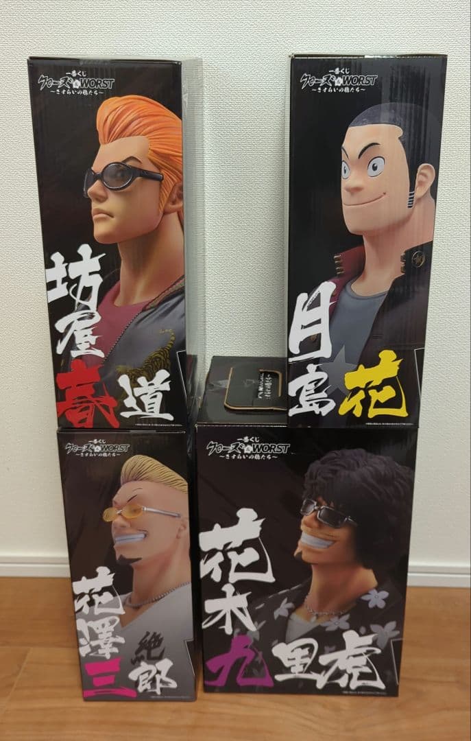 一番くじ クローズ&WORSTさすらいの鴉 フィギュア フルコンプセット